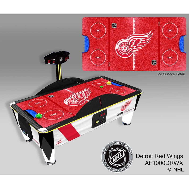 ICE NHL Air FX Air Hockey Table Coin Op Detroit Red Wings