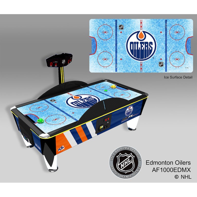 ICE NHL Air FX Air Hockey Table Coin Op Edmonton Oilers