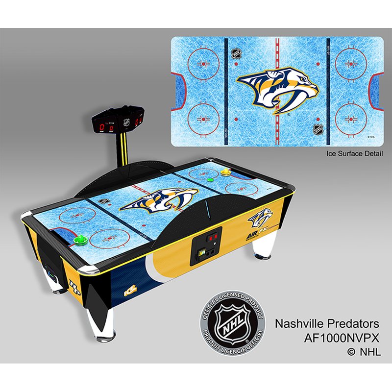 ICE NHL Air FX Air Hockey Table Coin Op Nashille Predators