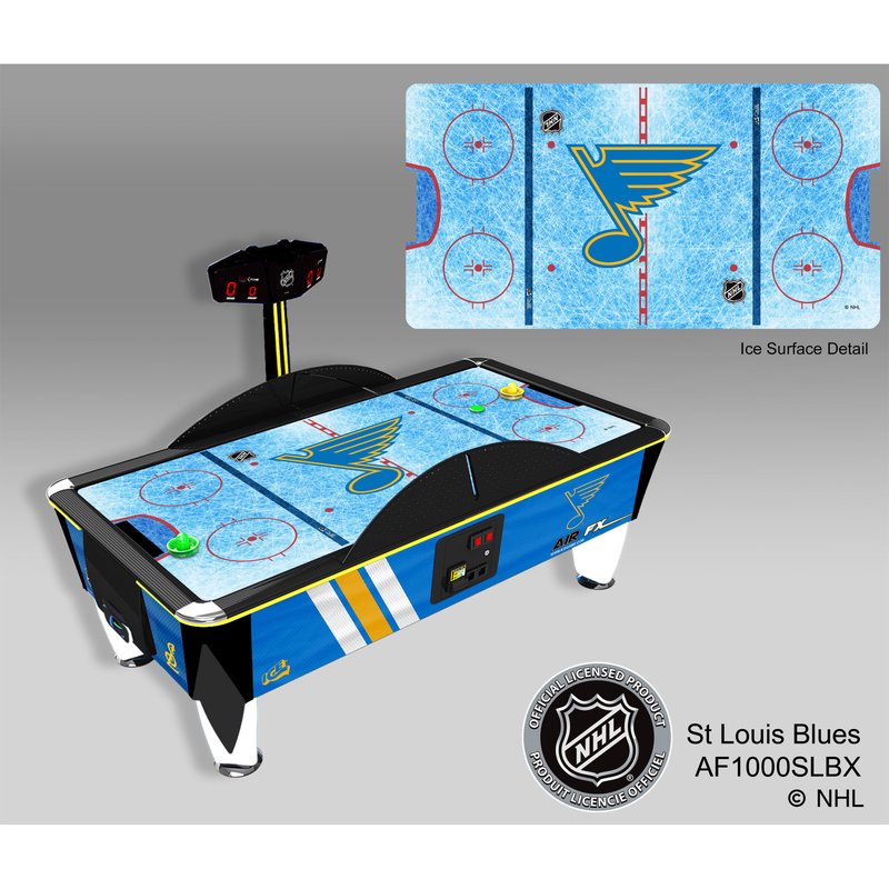 ICE NHL Air FX Air Hockey Table Coin Op St Louis Blues