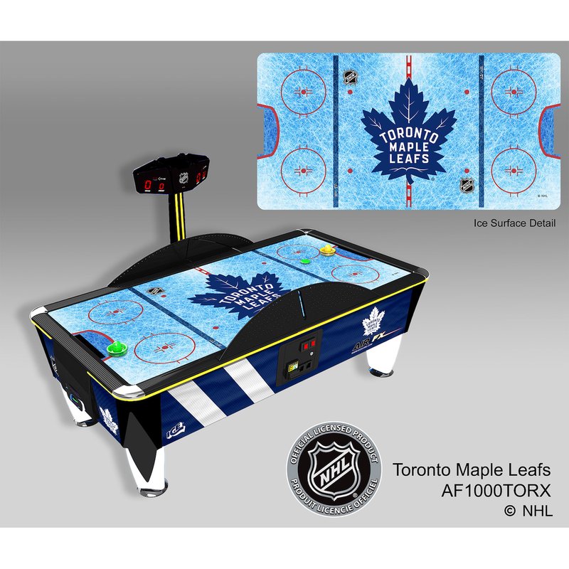 ICE NHL Air FX Air Hockey Table Coin Op Toronto Maple Leafs