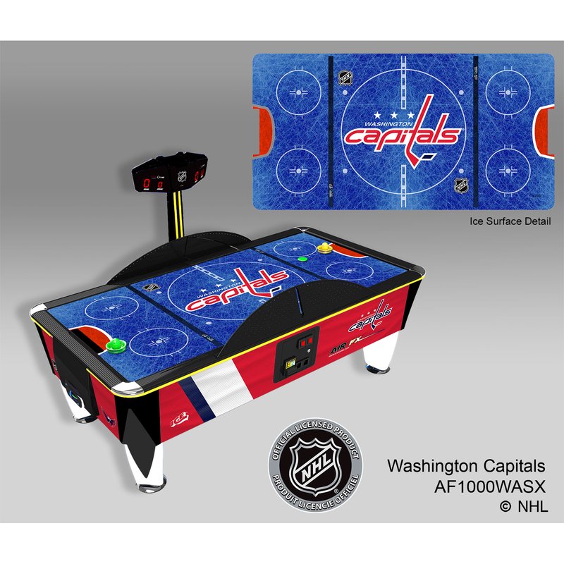ICE NHL Air FX Air Hockey Table Coin Op Washington Capitals