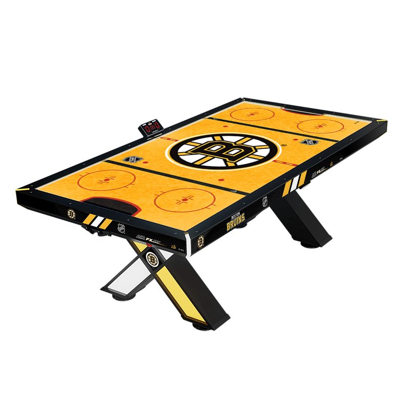 ICE NHL Air FX Pro Air Hockey Table Free Play Boston Bruins