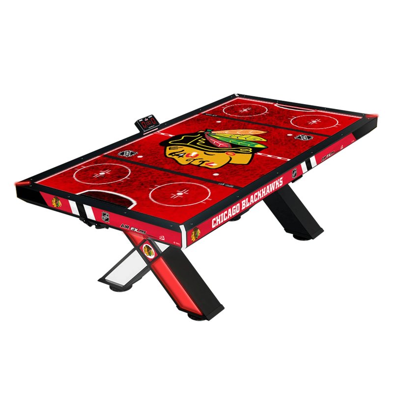 ICE NHL Air FX Pro Air Hockey Table Free Play Chicago Blackhawks