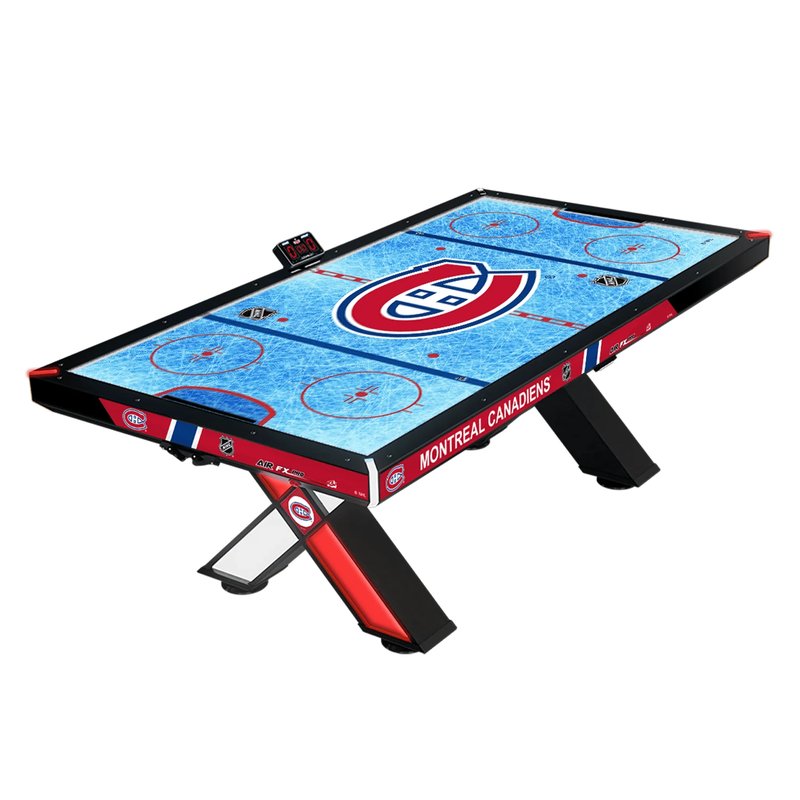 ICE NHL Air FX Pro Air Hockey Table Free Play Montreal Canadiens