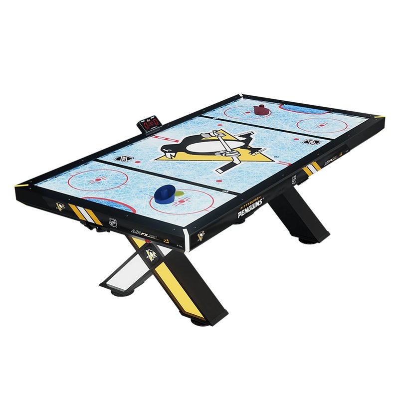ICE NHL Air FX Pro Air Hockey Table Free Play Pitsburg Penguins