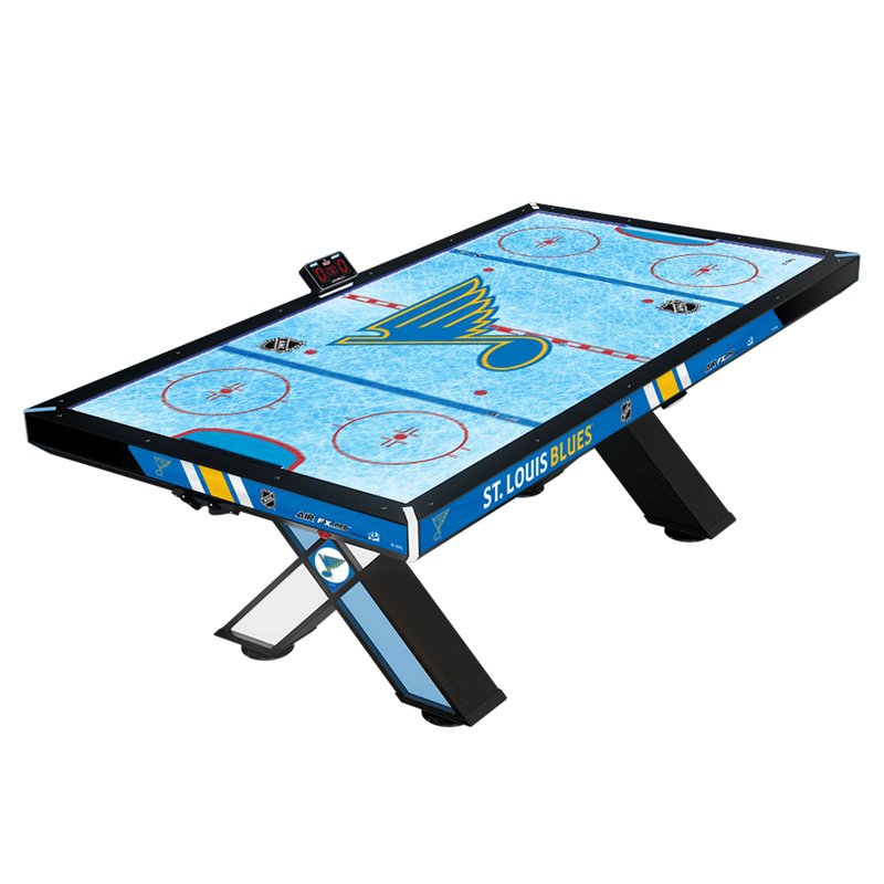 ICE NHL Air FX Pro Air Hockey Table Free Play St.Louis Blues