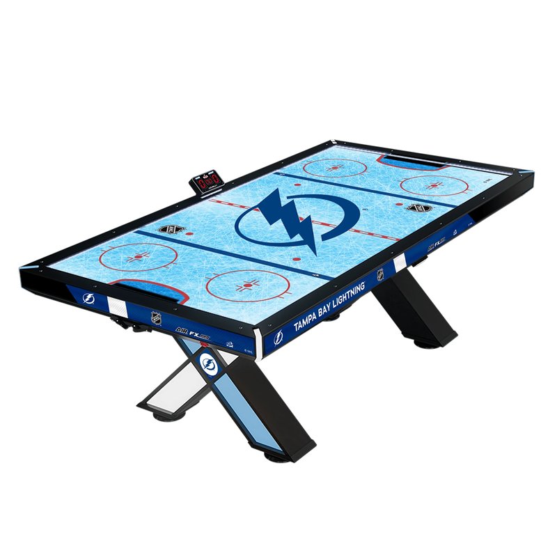 ICE NHL Air FX Pro Air Hockey Table Free Play Tampa Bay Lightning