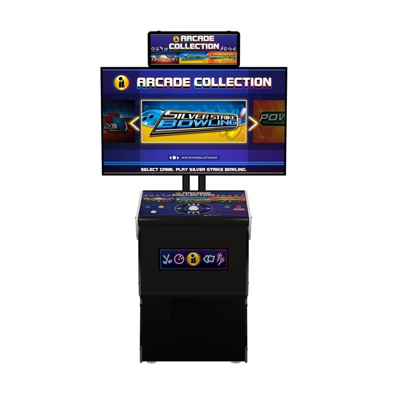 Incredible Technologies Arcade Collection Home Edition with Monitor Stand Full View 3