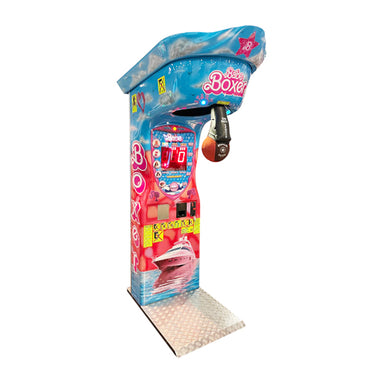 Kalkomat Babe Boxer Punching Arcade Machine Full View
