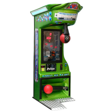 Kalkomat Boxer Comboprize Boxing Arcade Machine Green