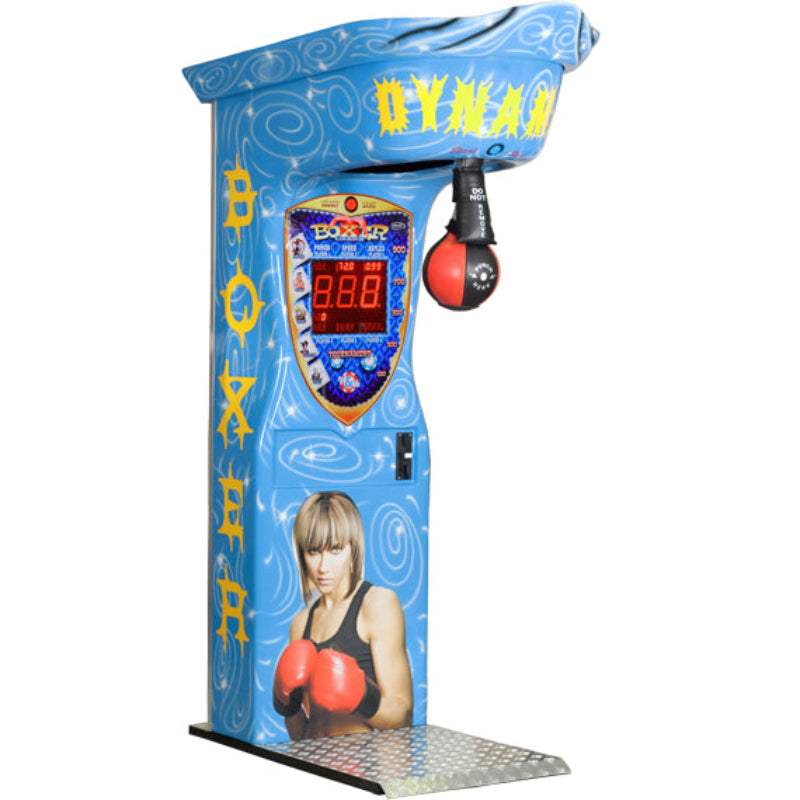 Kalkomat Boxer Dynamic Boxing Arcade Machine Light Blue Spiral