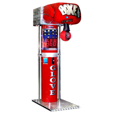 Kalkomat Boxer Glove Boxing Arcade Machine Red