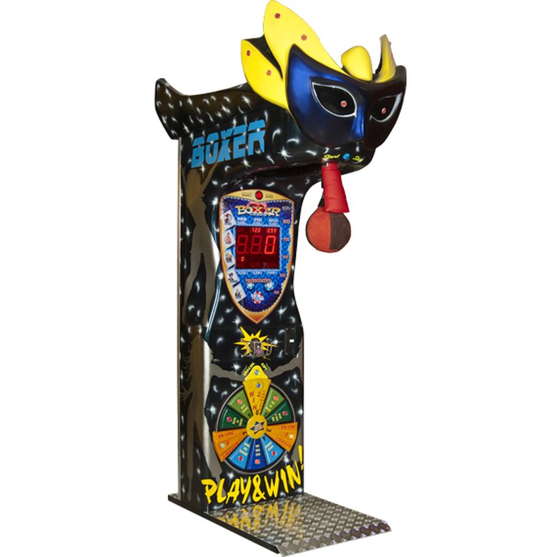 Kalkomat Boxer Mask Boxing Arcade Machine Black