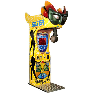 Kalkomat Boxer Mask Boxing Arcade Machine Light Yellow