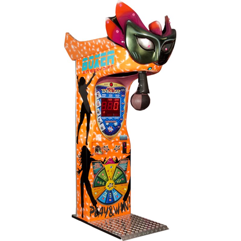 Kalkomat Boxer Mask Boxing Arcade Machine Orange