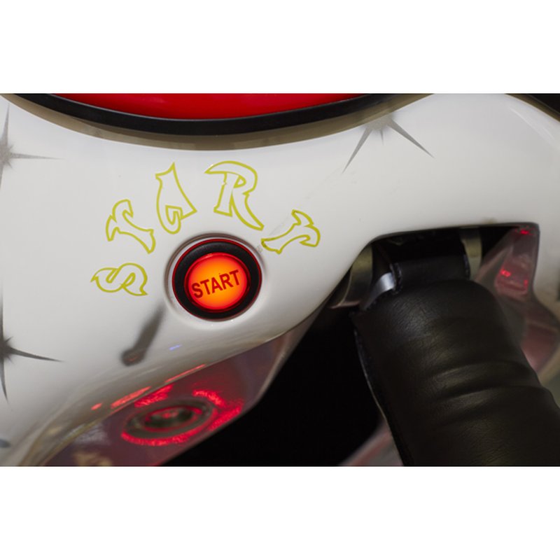 Kalkomat Boxer Mask Boxing Arcade Machine Start Button Image