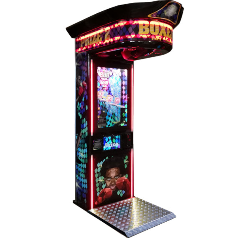 Kalkomat Boxer Prize Boxing Arcade Machine Black