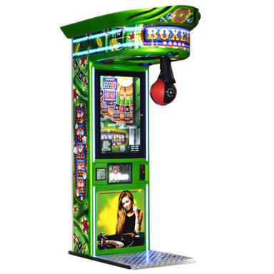 Kalkomat Boxer Skill Boxing Arcade Machine Dimensions Full View