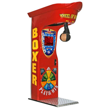 Kalkomat Boxer Wheel of Boxing Punching Arcade Machine Red