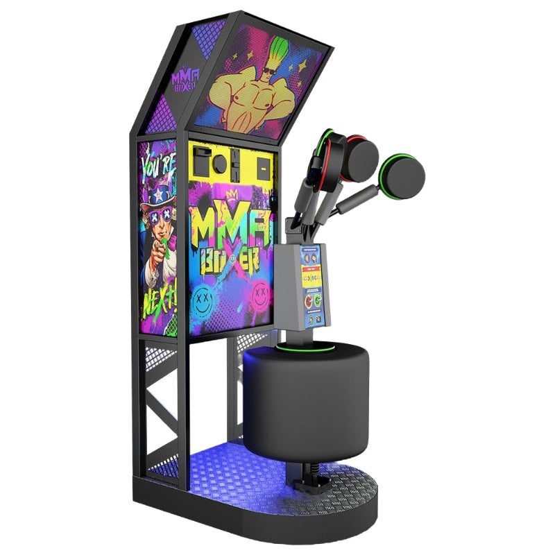 Kalkomat MMA Boxer Boxing Arcade Machine Full View