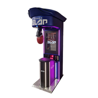 Kalkomat Power Slap Boxing Arcade Machine Angle View