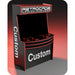 Retro-Cade 4-Player Classic Custom Design Arcade Cabinet Full Mockup View