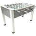 Roberto Sport Ermes Foosball table with concrete-style legs on a white background 