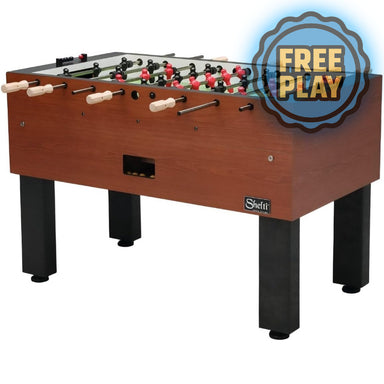 Shelti Pro Foos III Foosball Table Free Play Badge