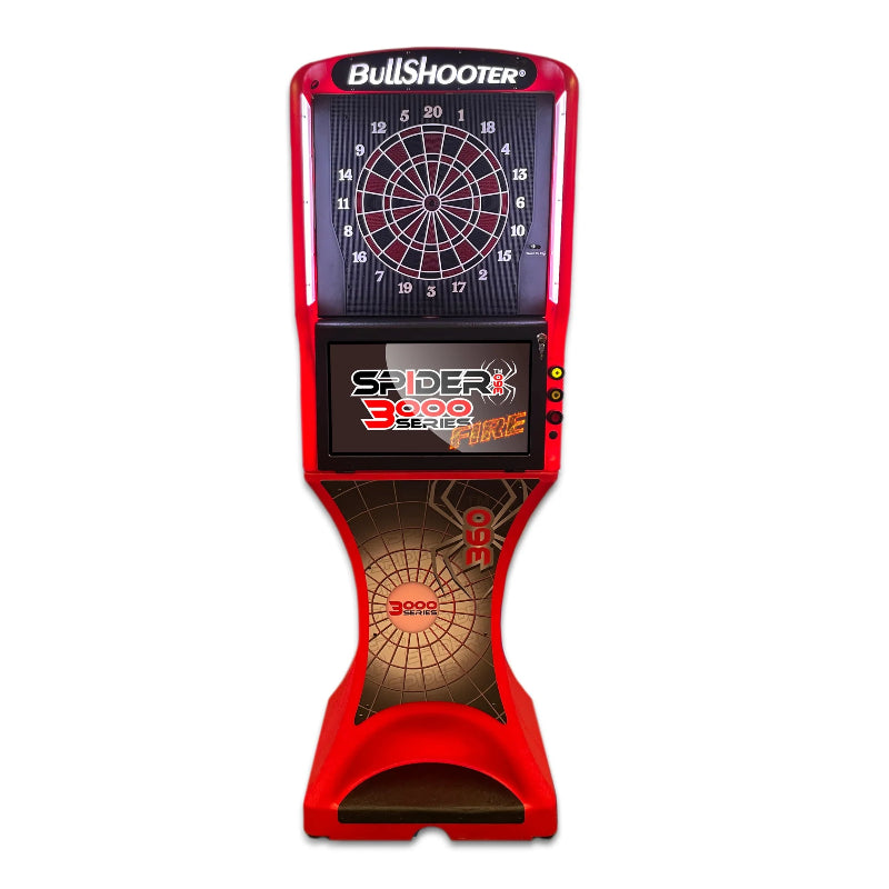 Spider 360 3000 Series Home Dartboard Machine Fire Front View