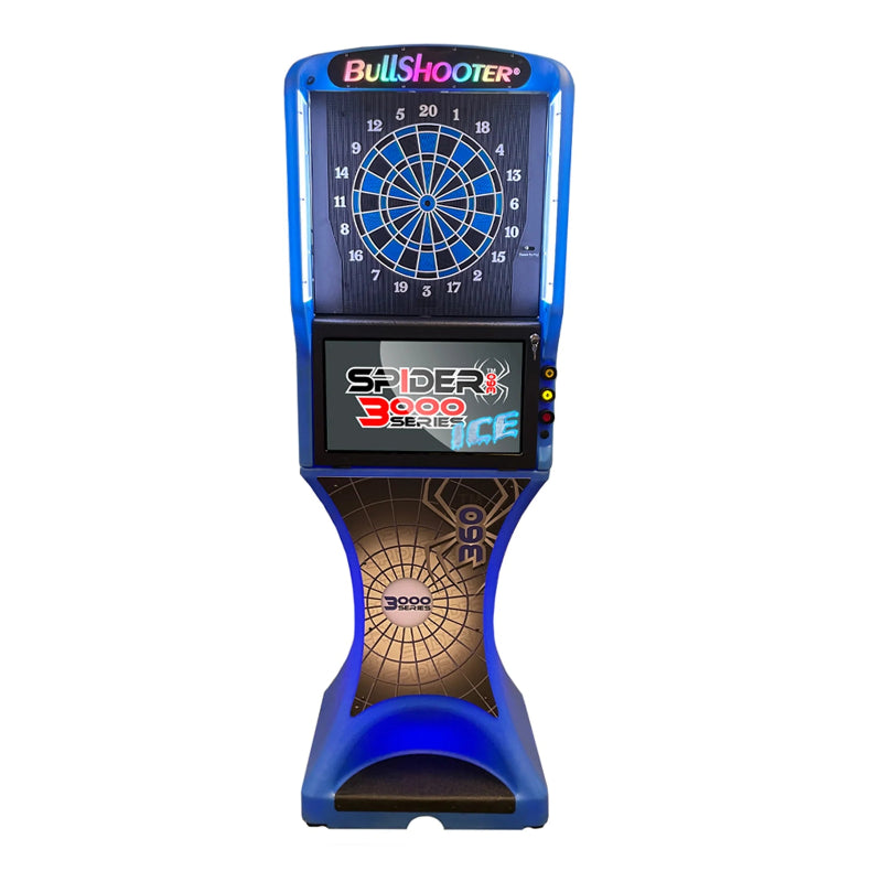 Spider 360 3000 Series Home Dartboard Machine Ice Front View