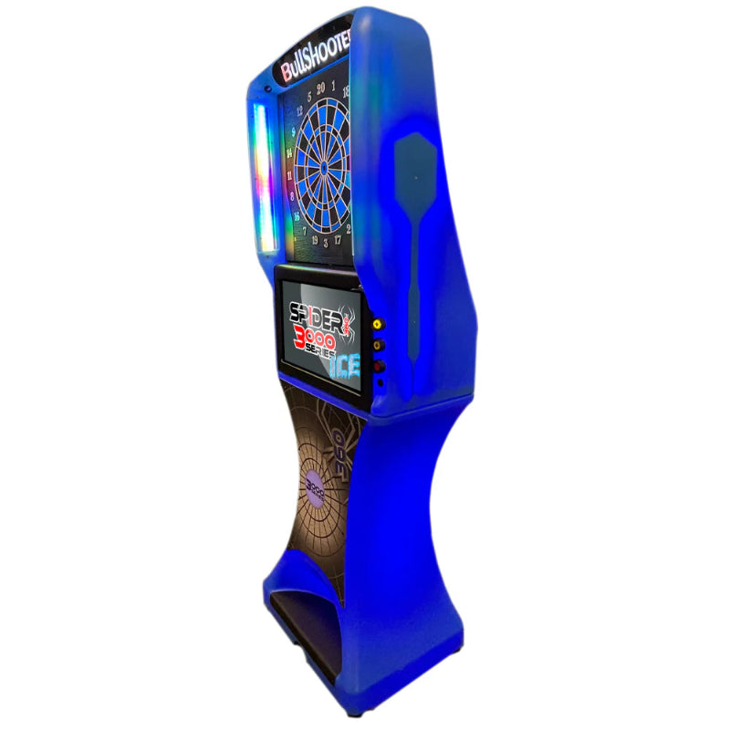 Spider 360 3000 Series Home Dartboard Machine Ice Side View 2