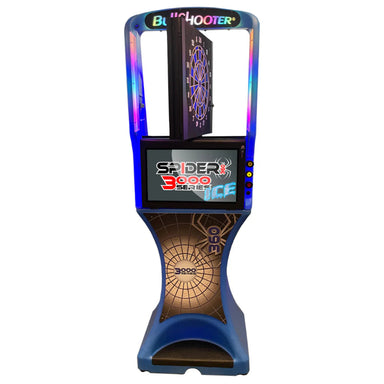 Spider 360 3000 Series Home Dartboard Machine Ice Side View 3