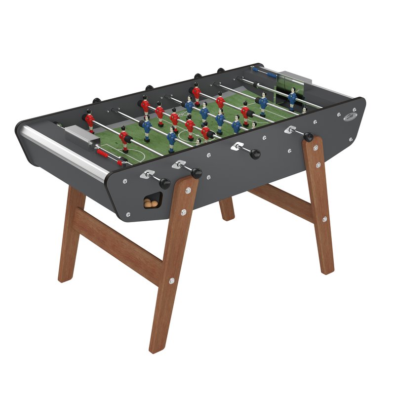 Stella Home Outdoor Foosball Table Grey Anthracite Free Play 06