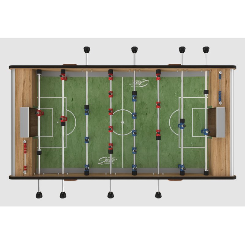 Stella Home Outdoor Foosball Table Oak Effect Free Play 02