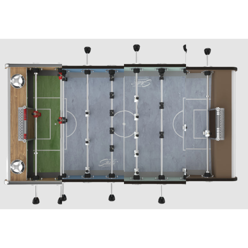Stella Champion Outdoor Custom Foosball Table Top View Custom Image