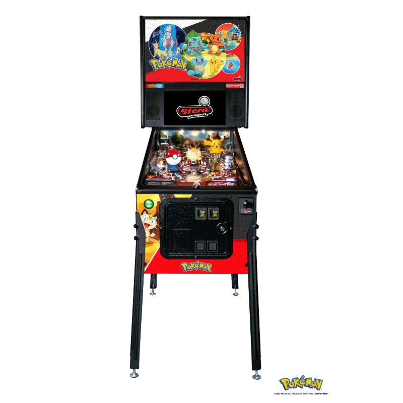 Stern Pokémon Pro Pinball Machine Full View Image 1
