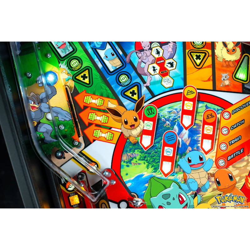 Stern Pokémon Pro Pinball Machine Product View Image 1