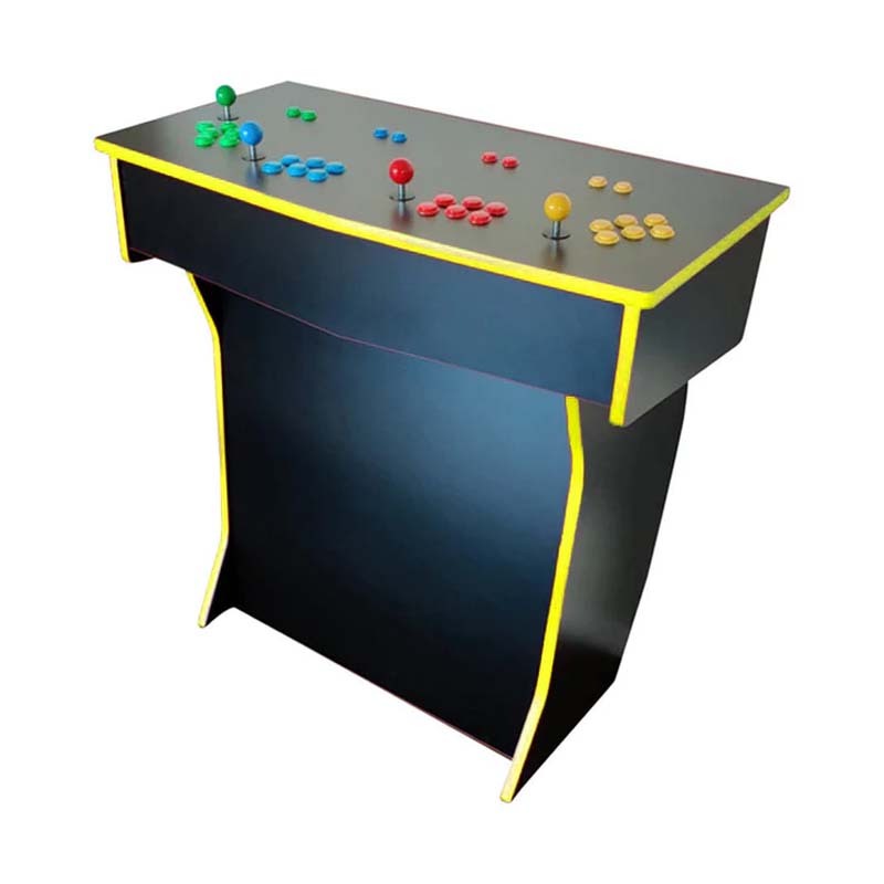 The Arcade Guys TAG Pedestal Yellow Trim