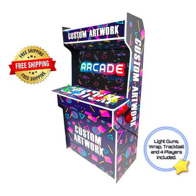 TAG Retro Arcade 43 inch TV Free Shipping Orange Red Yellow Green Blue Black White Gray Purple