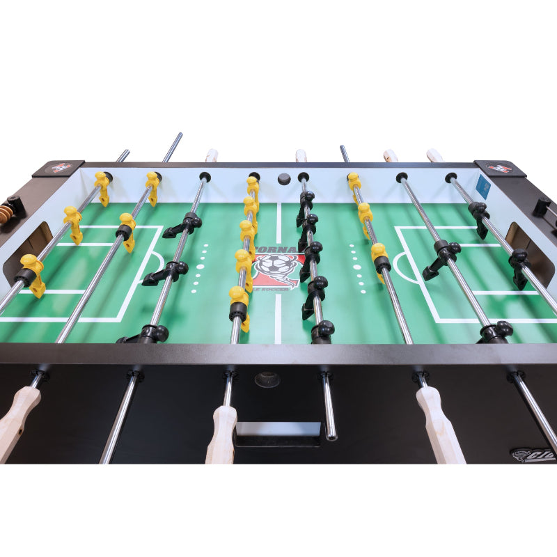 Tornado Classic II Foosball Table Free Play Playfield View Image 4