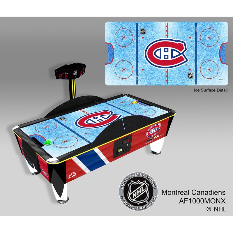 ICE NHL Air FX Air Hockey Table Coin Op Montreal Canadiens