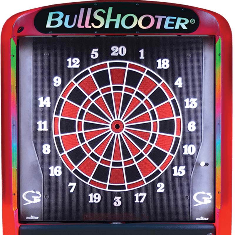Arachnid 360 Galaxy 3 Fire Bullshooter Dartboard Top Side View