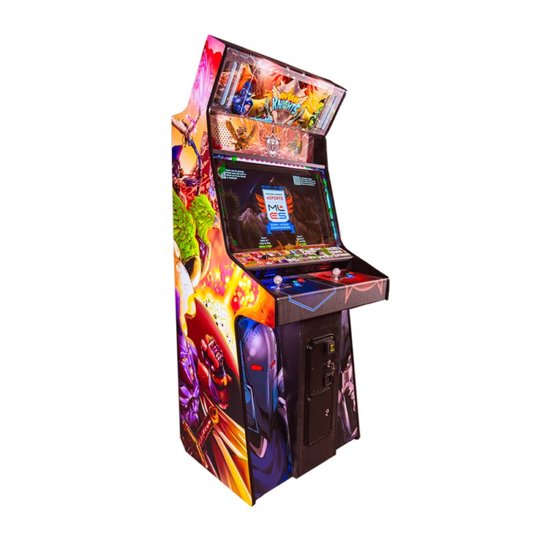 Alan-1 Avian Knights Pro 2-Player arcade cabinet commercial coin-operated upright machine front three-quarter view