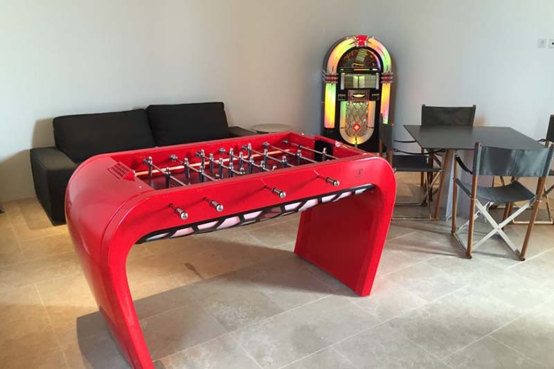 Blackball Foosball Table Red Alternative