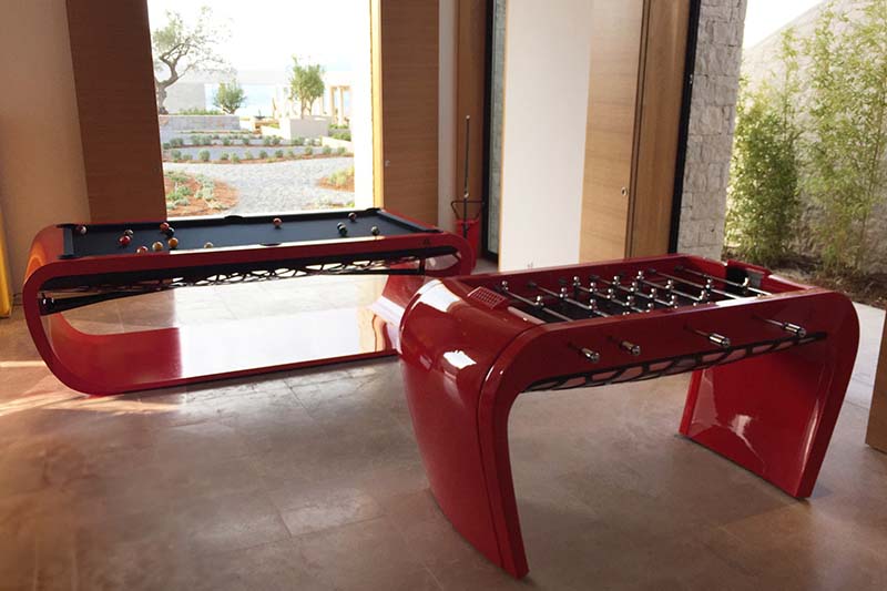 Blackball Foosball Table Red