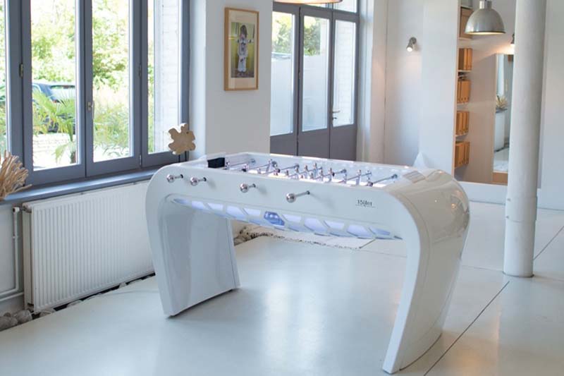 Babyfoot Toulet Blackball Foosball Table Full View