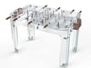 Babyfoot by Toulet Carat Foosball Table Silver Brown Finish