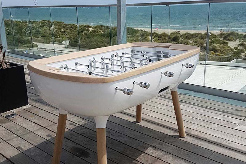 Babyfoot Toulet The Pure Outdoor Foosball Table Terrace