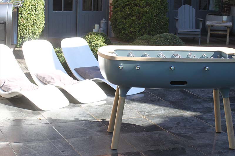 Babyfoot Toulet The Pure Outdoor Foosball Table At Vacation